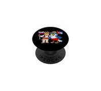 Bandera de Eslovaquia y Cuba Raíces eslovacas Cubana PopSockets PopGrip Adhesivo