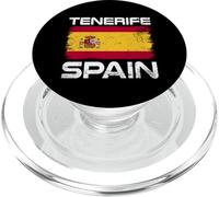 Bandera de España con diseño de Bandera de Tenerife PopSockets PopGrip para MagSafe