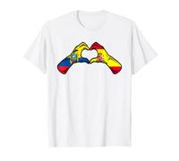 Bandera de España de Ecuador - Corazón español ecuatoriano Camiseta