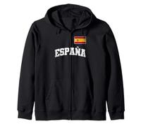Bandera de España Orgullosos Aficionados Españoles Sudadera con Capucha