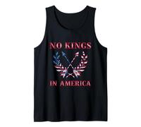 Bandera de Estados Unidos con Flechas Cruzadas No Kings In America Camiseta sin Mangas