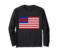 Bandera de Estados Unidos, construcción de Bloques patrióticos de Ladrillos Manga Larga