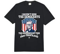 Bandera de Estados Unidos de la Vendimia I Haven't Seen The Democrats Funny Political Comfort Colors Adult Heavyweight T-Shirt