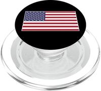 Bandera de Estados Unidos en el Pecho, Bandera de Estados Unidos PopSockets PopGrip para MagSafe