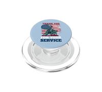Bandera de Estados Unidos, Gracias por tu Servicio, Día de los Caídos de los Veteranos PopSockets PopGrip para MagSafe