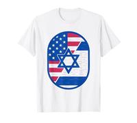 Bandera de Estados Unidos Israel, Estrella de David Unity Heritage Design Camiseta