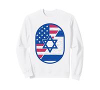 Bandera de Estados Unidos Israel, Estrella de David Unity Heritage Design Sudadera