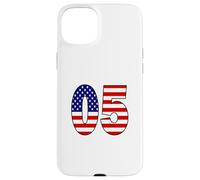 Bandera de Estados Unidos número 05 patriótico cumpleaños - Regalo Nacido en 2005 Carcasa para iPhone 15 Plus