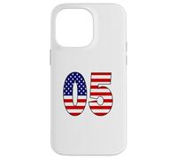 Bandera de Estados Unidos número 05 patriótico cumpleaños - Regalo Nacido en 2005 Carcasa para iPhone 14 Pro MAX