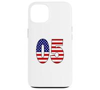 Bandera de Estados Unidos número 05 patriótico cumpleaños - Regalo Nacido en 2005 Carcasa para iPhone 13