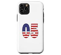 Bandera de Estados Unidos número 05 patriótico cumpleaños - Regalo Nacido en 2005 Carcasa para iPhone 11 Pro