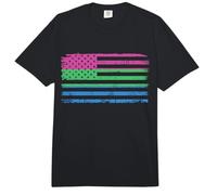 Bandera de Estados Unidos PolySexual Comfort Colors Adult Heavyweight T-Shirt
