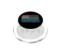 Bandera de Estados Unidos PolySexual PopSockets PopGrip para MagSafe
