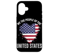 Bandera de Estados Unidos y patriótica Estadounidense Carcasa para iPhone 16