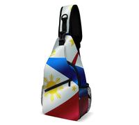 Bandera De Filipinas Unisex Bolso Cruzado Con Correa Ajustable Bolso Bandolera Pequeño Mochila Cruzada Para Trabajo Uso Diario Ciclismo