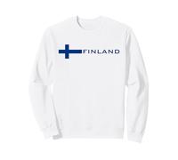 Bandera DE Finlandia Finlandia Nordic Cross Sports Atletico Estilo Sudadera