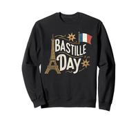 Bandera de Francia Vintage Bastille Day 2019 Paris 1789 Francia Sudadera
