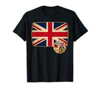 Bandera de fútbol de Reino Unido para hombres y mujeres niños Camiseta