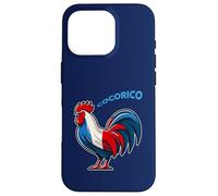 Bandera de Gallo Tricolor de Francia Azul, Blanco y Rojo Carcasa para iPhone 16 Pro