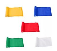 Bandera de golf de nailon, bandera para putting green de golf, hoyo de entrenamiento de golf, pancarta para taza, 18 x 12 cm, 5 unidades, bandera para putting de golf, pancarta para putting green, min