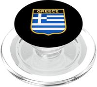 Bandera de Grecia - Escudo de Armas Griego PopSockets PopGrip para MagSafe