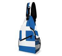 Bandera De Grecia Hombre Mujer Bolsos De Hombro Pequeña Bolsa De Pecho Multiusos Mochila Bandolera Para Trabajo Senderismo Viaje