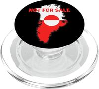 Bandera de Groenlandia y Bandera no a la Venta Compatible con diseño danés PopSockets PopGrip para MagSafe