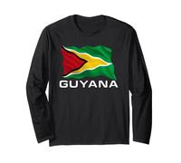 Bandera de Guyana para Hombres, Mujeres, niños, Guyana Manga Larga