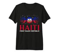 Bandera de Haití Día de la Bandera de Haití Primera República Neg Camiseta Premium