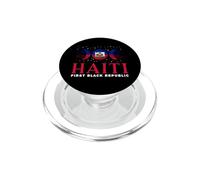 Bandera de Haití Día de la Bandera de Haití Primera República Neg PopSockets PopGrip para MagSafe