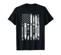 Bandera de héroe de Primera Respuesta Policía Fuego EMS Enfermera Militar Camiseta