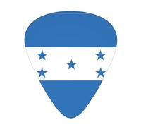 Bandera de Honduras 12 púas de guitarra por paquete, disponibles en 3 grosores diferentes, adecuadas para guitarras eléctricas, ukeleles, etc.