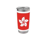 Bandera de Hong Kong Vaso térmico de acero inoxidable de doble pared