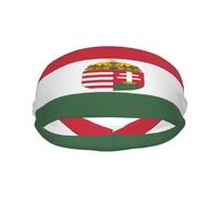 Bandera de Hungría Mejora tu rendimiento con muñequeras de moda: ¡ideales para cualquier actividad!