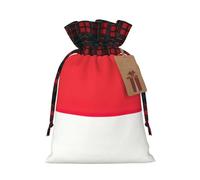 Bandera de Indonesia, 1 bolsa de material duradero de 4.7 x 6.9 pulgadas con cordón para regalo elegante de Halloween
