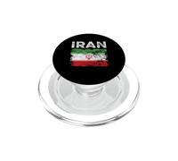 Bandera de Irán Envejecida - Hombres Mujeres Niños - Bandera iraní PopSockets PopGrip para MagSafe