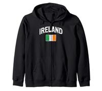 Bandera de Irlanda del Día de San Patricio para Hombres, Mujeres y niños Sudadera con Capucha