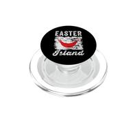 Bandera de Isla de Pascua Envejecida - Hombres Mujeres - Bandera Rapa NUI PopSockets PopGrip para MagSafe