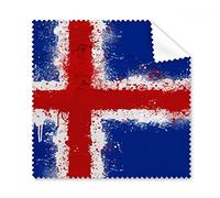 Bandera de Islandia abstracto patrón gafas paño de limpieza paño limpiador de regalo teléfono Protector de 5 unidades