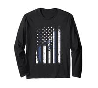 Bandera de Israel Envejecido, Encima, Bandera Americana Manga Larga