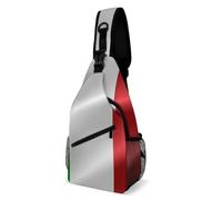 Bandera De Italia Mujer Hombre Bolsos De Hombro Multiusos Bolsa De Pecho Pequeña Bolsa Cruzada Para Moto Senderismo Correr