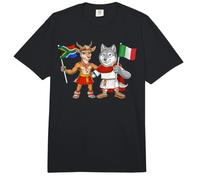 Bandera de Italia y Sudáfrica Raíces Italo-sudafricanas Comfort Colors Adult Heavyweight T-Shirt