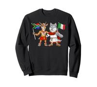 Bandera de Italia y Sudáfrica Raíces Italo-sudafricanas Sudadera