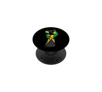 Bandera de Jamaica del Día de la Independencia del Orgullo Jamaicano PopSockets PopGrip Adhesivo