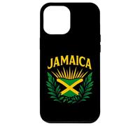 Bandera de Jamaica Escudo Isla del Caribe Orgullo Recuerdo de Viaje Carcasa para iPhone 12 Pro MAX