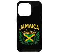 Bandera de Jamaica Escudo Isla del Caribe Orgullo Recuerdo de Viaje Carcasa para iPhone 13 Pro