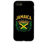 Bandera de Jamaica Escudo Isla del Caribe Orgullo Recuerdo de Viaje Carcasa para iPhone SE (2020) / 7/8