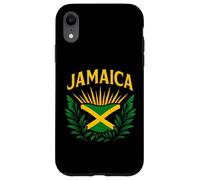 Bandera de Jamaica Escudo Isla del Caribe Orgullo Recuerdo de Viaje Carcasa para iPhone XR