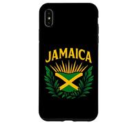 Bandera de Jamaica Escudo Isla del Caribe Orgullo Recuerdo de Viaje Carcasa para iPhone XS MAX