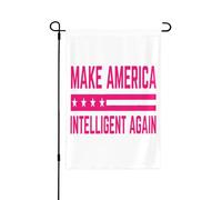 Bandera de jardín de 12x18 pulgadas de doble cara, ¿Ya somos geniales? Porque me siento avergonzado. Bandera para casa FK Anti Yard.